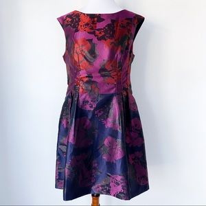 Vince Camuto Floral Fit And Flare Cocktail Dress